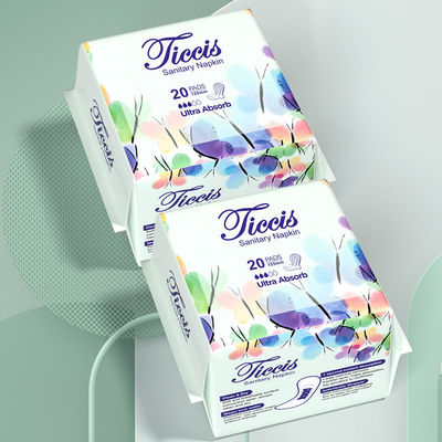 Bom preço Ultra espessas Super absorvente descartável almofadas sanitárias 3-D protetor de vazamento chip azul higiene feminina uso diário guardanapos sanitários on-line