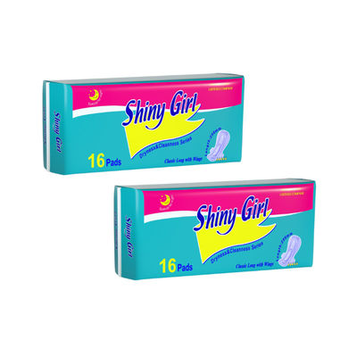 Bom preço Super absorvente recto sanitário descartável guardanapos para mulheres menina on-line