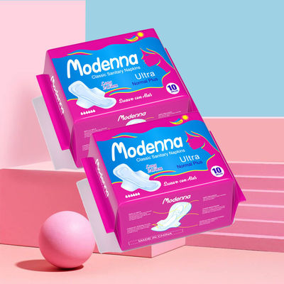 Bom preço Large Size Anion algodão orgânico guardanapos sanitários Fabricante 340mm almofadas sanitárias por atacado descartável on-line