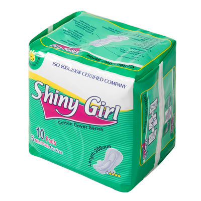 Bom preço O guardanapo sanitário 290mm que das mulheres absorventes super do algodão o dobro voou seco tece on-line