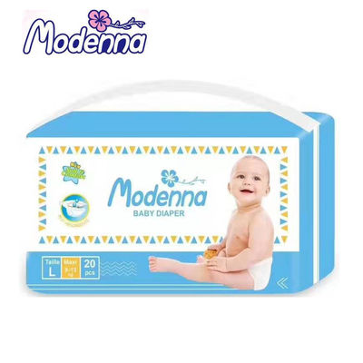 Bom preço Algodão macio respirável das fraldas descartáveis amigáveis de Eco do estilo da fita para o bebê on-line