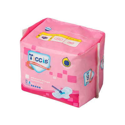 Bom preço Almofadas sanitárias personalizadas do algodão pesado menstrual macio do fluxo das almofadas para mulheres on-line