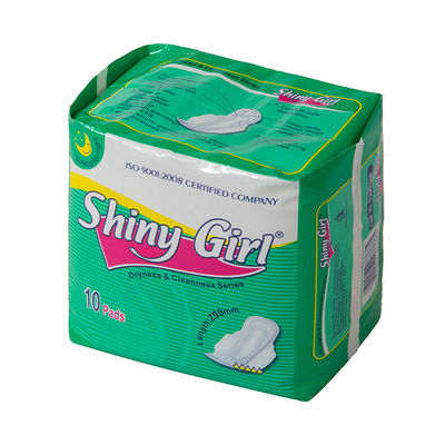 Bom preço O uso da noite dos produtos do período das mulheres do ISO 9001 voou almofadas de algodão para mulheres on-line
