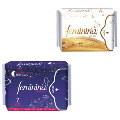 Bom preço O OEM voou as almofadas de algodão femininos ISO9001 respirável do guardanapo sanitário das mulheres on-line