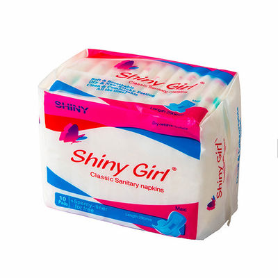 Bom preço As almofadas não tecidas de toalha sanitária escapam a prova Diamond Embossed Feminine Sanitary Napkin on-line
