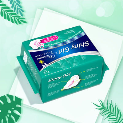 Bom preço Acréscimo orgânico descartável puro 340mm longos do guardanapo sanitário do uso da noite do algodão on-line