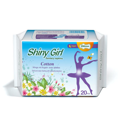 Bom preço O guardanapo sanitário descartável absorvente alto acolchoa o algodão macio para o período menstrual on-line