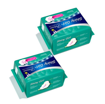 Bom preço A almofada dobrável em três partes do aníon do guardanapo sanitário do uso da noite acolchoa 230 240 270 320mm para mulheres on-line