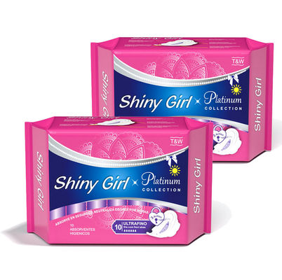 Bom preço Almofadas menstruais do algodão orgânico biodegradável diário erval das almofadas sanitárias do uso da hortelã on-line