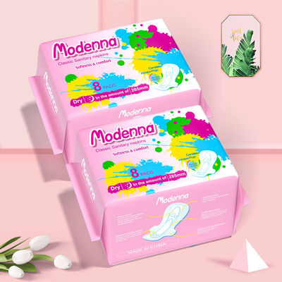 Bom preço A toalha sanitária do algodão macio acolchoa fêmea ultra fino mais almofadas menstruais do tamanho on-line