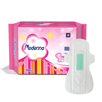As almofadas menstruais de umas mulheres menstruais não tecidas do algodão orgânico dos guardanapo sanitários da categoria