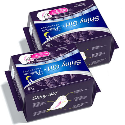 Bom preço A noite voada respirável usa os guardanapo 100% sanitários do algodão do delicado do guardanapo sanitário on-line