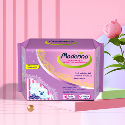 Bom preço A toalha sanitária fêmea acolchoa guardanapo sanitários do aníon descartável impermeável do algodão on-line