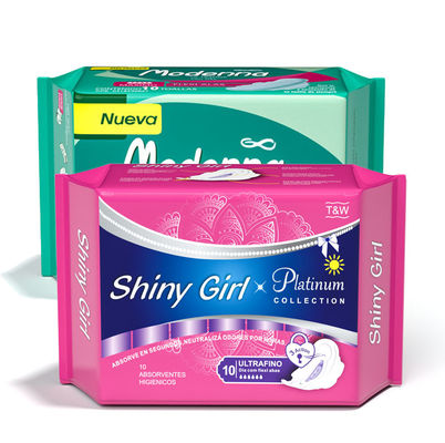 Bom preço Guardanapo sanitário biodegradável do aníon descartável longo extra feito sob encomenda das almofadas sanitárias on-line