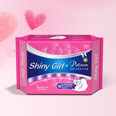 Serviços higiénicos femininos com Super Absorção de algodão puro