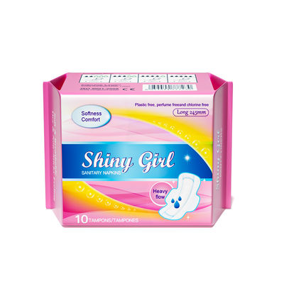 Bom preço Acessórios higiénicos diários de alto desempenho para meninas com forma alada e material de algodão on-line