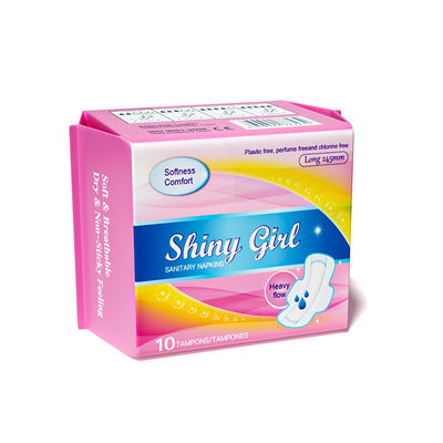 Bom preço 10 polegadas de almofadas sanitárias diárias com excelente capacidade para o máximo conforto on-line