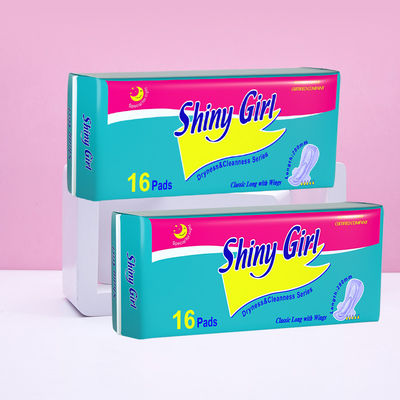 Bom preço Venda a retalho de higiene menstrual de alta qualidade de algodão orgânico de anião higiene de guardanapo respirável higiene feminina on-line