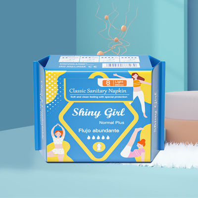 Bom preço Mulheres Marca de maternidade Anion Serviços de roupa para mulheres Protectores de marca privada Protectores sanitários de algodão orgânico para mulheres on-line