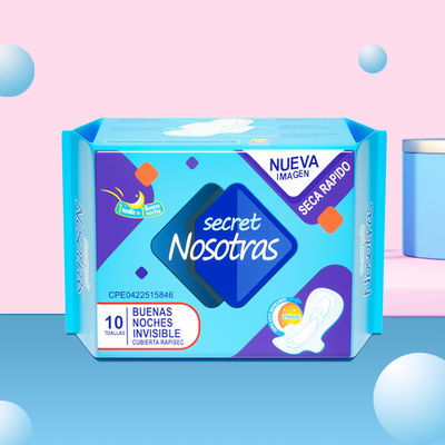 Bom preço Novos desenhos amostras gratuitas descartáveis uso noturno compridas 285mm almofadas sanitárias para mulheres guardanapo sanitário on-line