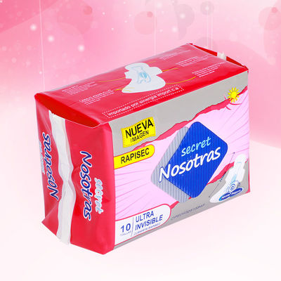 Folha superior de algodão macio descartável Toalha higiênica sanitária pad higiênico feminino guardanapo higiênico pad menstrual feminino