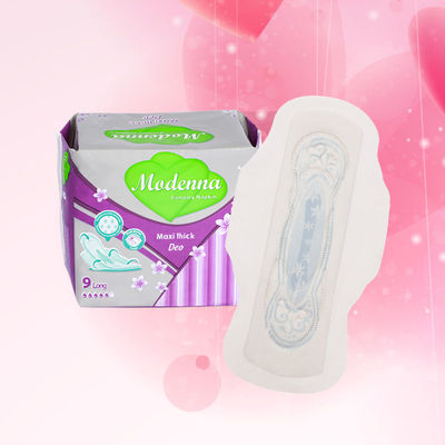 Bom preço 100% de algodão orgânico almofadas higiênicas para mulheres suave eco-friendly almofada menstrual guardanapo sanitário no Iraque on-line