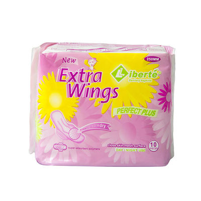 Bom preço Congo extra wings Hot Sale Private Label Women Cotton Sanitary Pad Wholesale lady Sanitary Napkin fabricante na China on-line