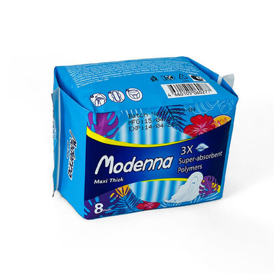 Bom preço Marca personalizada Super Absorção Perfume Desutilizável Meninas Pad sanitário guardanapo Mulheres Menstruação Lady período Pad on-line