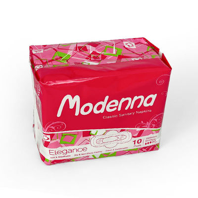 de alta qualidade Pads sanitários de algodão personalizados Toalha sanitária ultra fina alada Biodegradável guardanapo sanitário feminino