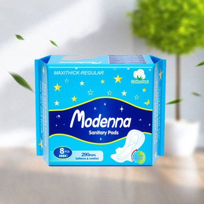 Bom preço Produtos de higiene feminina de algodão macio Produtos sanitários descartáveis exportados para a Rússia Para uso diário on-line