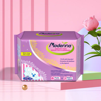Bom preço Serviço sanitário de mulher Toalha sanitária Pad sanitário Mulheres Serviço sanitário Alado Super absorvente descartável on-line