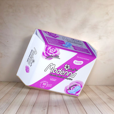 Bom preço Pads sanitários orgânicos de superfície personalizados de secagem rápida com filme PE respirável on-line