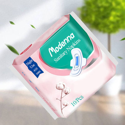 Serviços higiênicos femininos Pads higiênicos suaves ultra longos personalizados para uso noturno