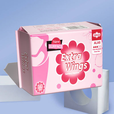 Bom preço Acessórios descartáveis Produtos de higiene 290mm Serviços sanitários Roupas femininas Acessórios menstruais com asas on-line