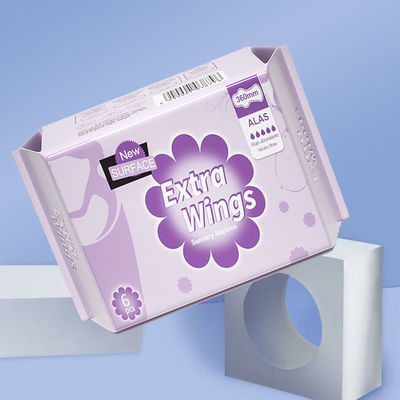 Viagens Uso de algodão Cuidados pessoais suaves alados Mulheres Serviços higiênicos de papel aerossol