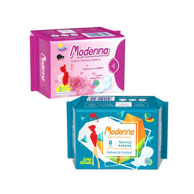Bom preço Serviço sanitário de noite branco alado com algodão respirável Desenhos personalizados e fragrância on-line