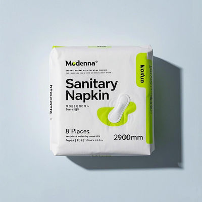 Bom preço Algodão natural mole orgânico Menstrual Biodegradable Women Pads Econômico Super Absorção Toalhas sanitárias Fornecedor on-line