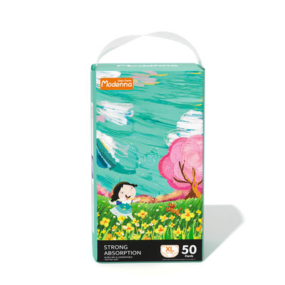 Pull up diaper cor personalizada para absorção máxima e conforto diaper bebê