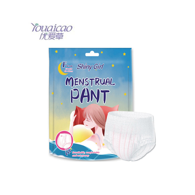 Bom preço Absorvente higiênico descartável branco com capacidade de absorção de 50-200ml e adesivo para higiene feminina on-line