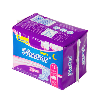 Bom preço Toalhete sanitário descartável branco retangular para proteção e higiene diária on-line
