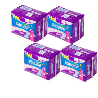Bom preço 50-200ml Absorption Capacity Disposable Sanitary Napkin with Adhesive in Rectangle Design on-line