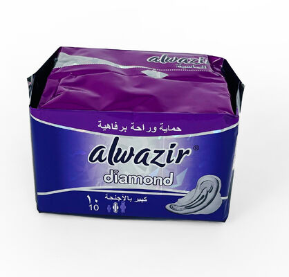 Bom preço Absorventes higiênicos descartáveis de algodão respirável super absorventes com proteção 3D contra vazamentos e abas para mulheres on-line