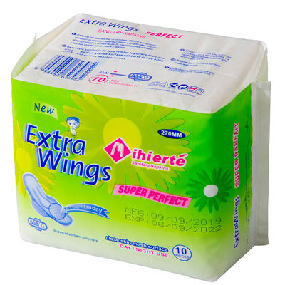 Bom preço Toalhas sanitárias descartáveis de noite Forma retangular Suave Confortável Absorvente Proof Leak Proof Produtos de higiene feminina on-line